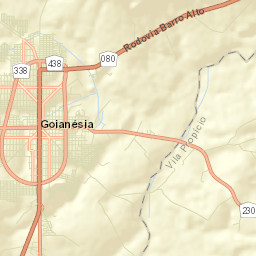 Goianésia Street Map