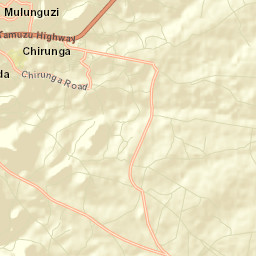 Zomba District Street Map