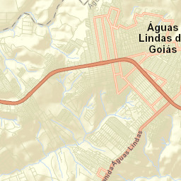 Águas Lindas de Goiás Street Map