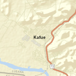 Kafue Street Map