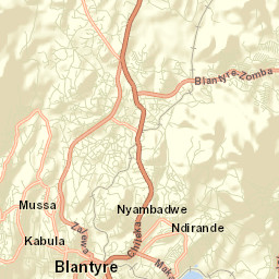 Blantyre Street Map