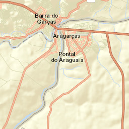 Barra do Garças Street Map