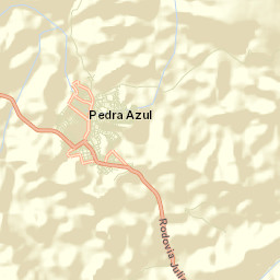 Pedra Azul Street Map