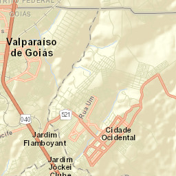 Valparaíso de Goiás Street Map