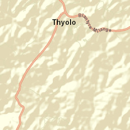Thyolo District Street Map