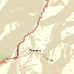 Coroico Street Map