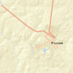 Poconé Street Map