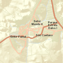 Luziânia Street Map