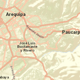 Arequipa Street Map