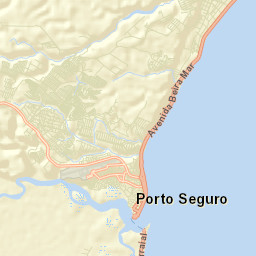 Porto Seguro Street Map