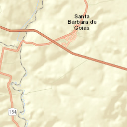Santa Bárbara de Goiás Street Map