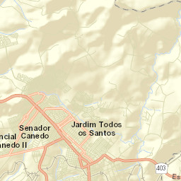Senador Canedo Street Map