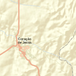 Coração de Jesus Street Map