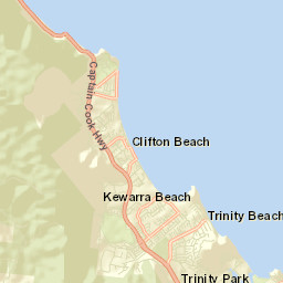Trinity Beach Street Map