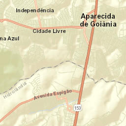 Aparecida de Goiânia Street Map