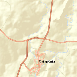 Caiapônia Street Map