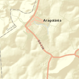 Aragoiânia Street Map