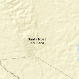 Santa Rosa del Sara Street Map