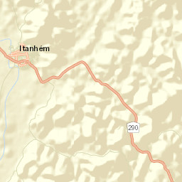 Itanhém Street Map