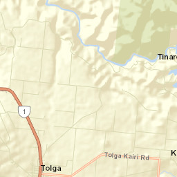 Tolga Street Map