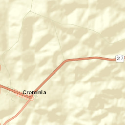 Cromínia Street Map