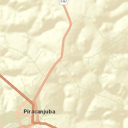 Piracanjuba Street Map