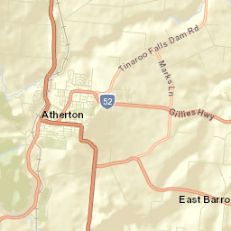 Atherton Street Map