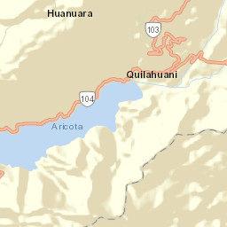 Quilahuani Street Map