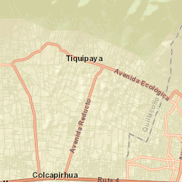 Tiquipaya Street Map