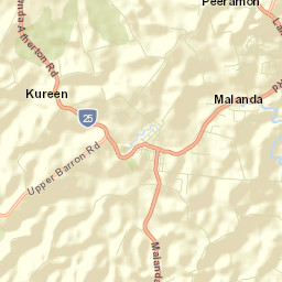 Malanda Street Map