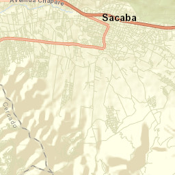 Sacaba Street Map