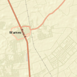 Warnes Street Map
