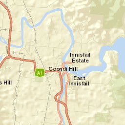 Innisfail Estate Street Map