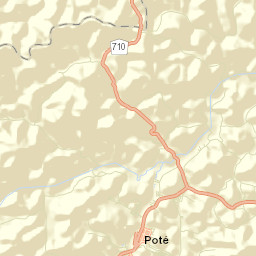Poté Street Map