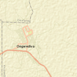 Ongwediva Street Map