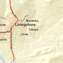 Livingstone Street Map