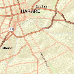 Harare Street Map