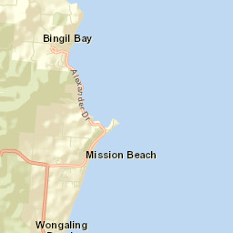Mission Beach Street Map