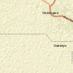 Ondangwa Street Map