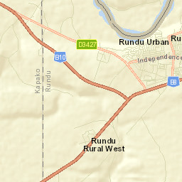 Rundu Street Map