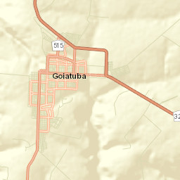 Goiatuba Street Map