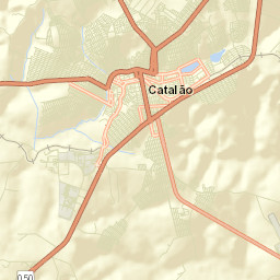 Catalão Street Map