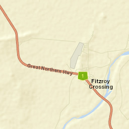 Fitzroy Crossing Street Map