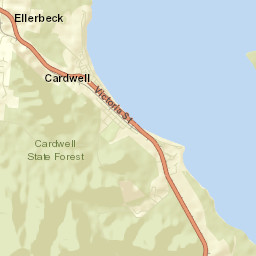 Cardwell Street Map