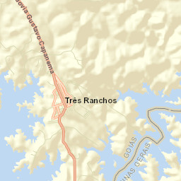 Três Ranchos Street Map
