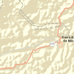Serra Azul de Minas Street Map