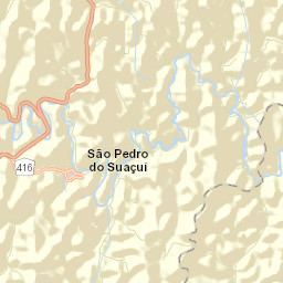 São Pedro do Suaçuí Street Map