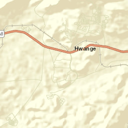 Hwange Street Map