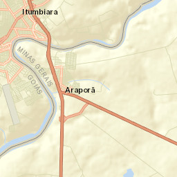 Itumbiara Street Map