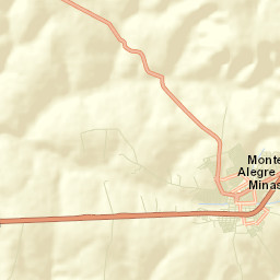 Monte Alegre de Minas Street Map